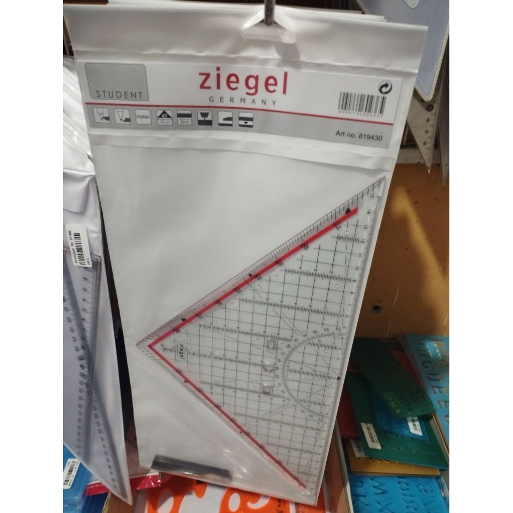 PENGGARIS SEGITIGA PEGANGAN ZIEGEL