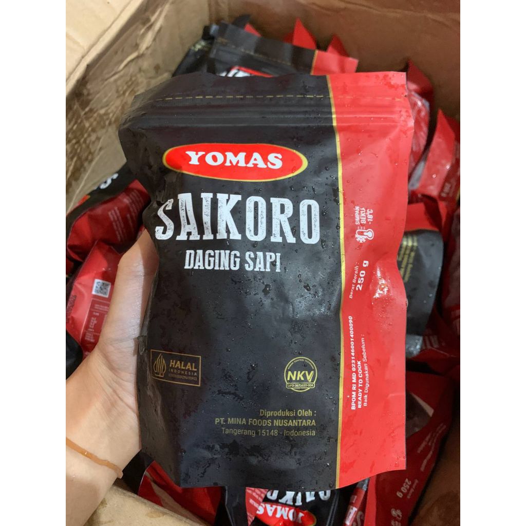 

Saikoro Yomas Daging Sapi 250gr
