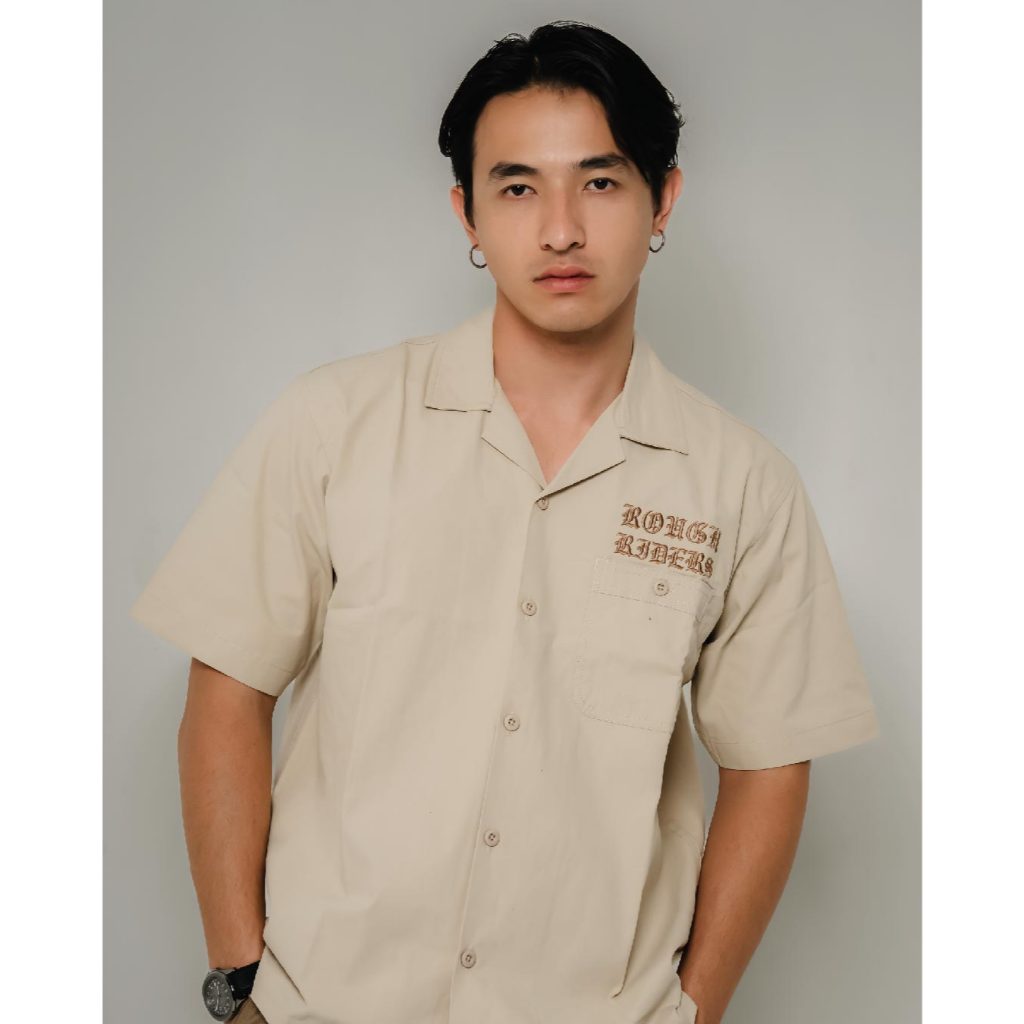 DND EXE Short Sleeve Shirt Bowl Cream