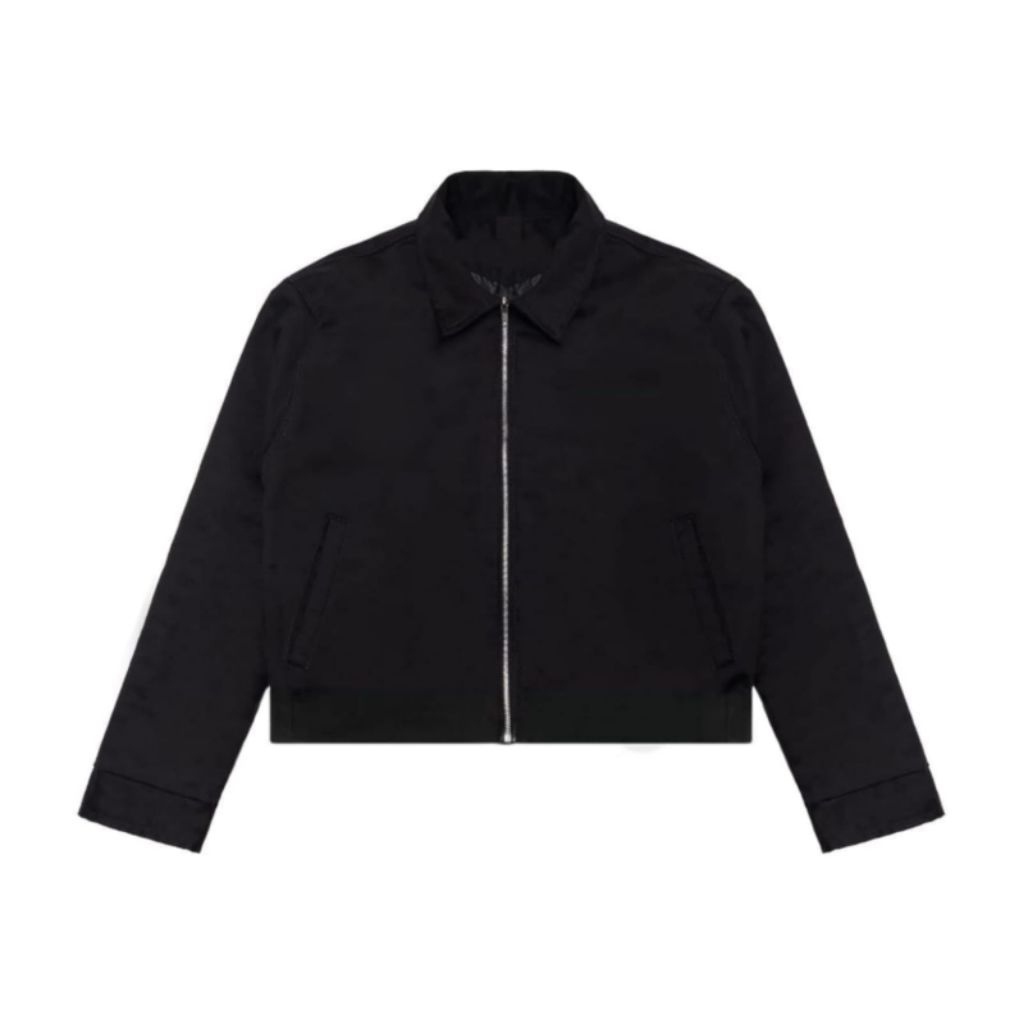 Work Jacket Boxy - Jaket Kerja Boxy Polos Hitam - Ripplefect