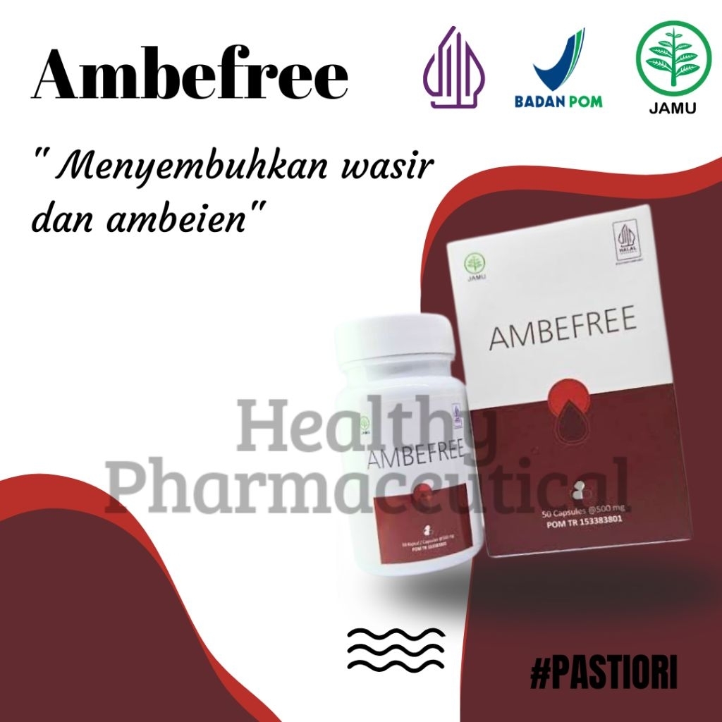 Herbal Ambefree Paling Ampuh Mengatasi Wasir Dan Ambeien Original Tanpa Efek Samping (50 kapsul)