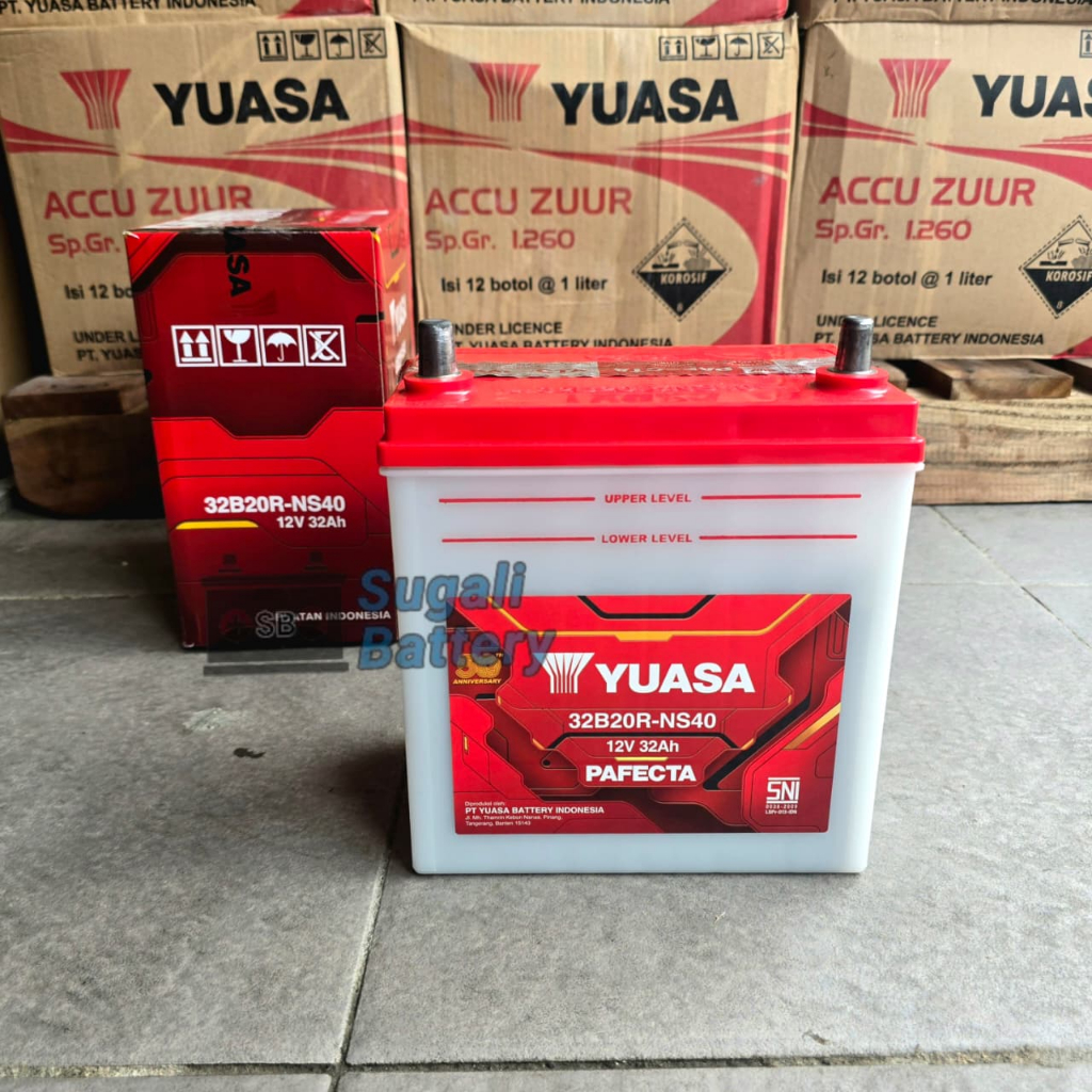Aki Mobil Avanza Xenia old Terios Rush GranMax Carry YUASA NS40 Pafecta Aki Basah ORIGINAL YUASA BAT