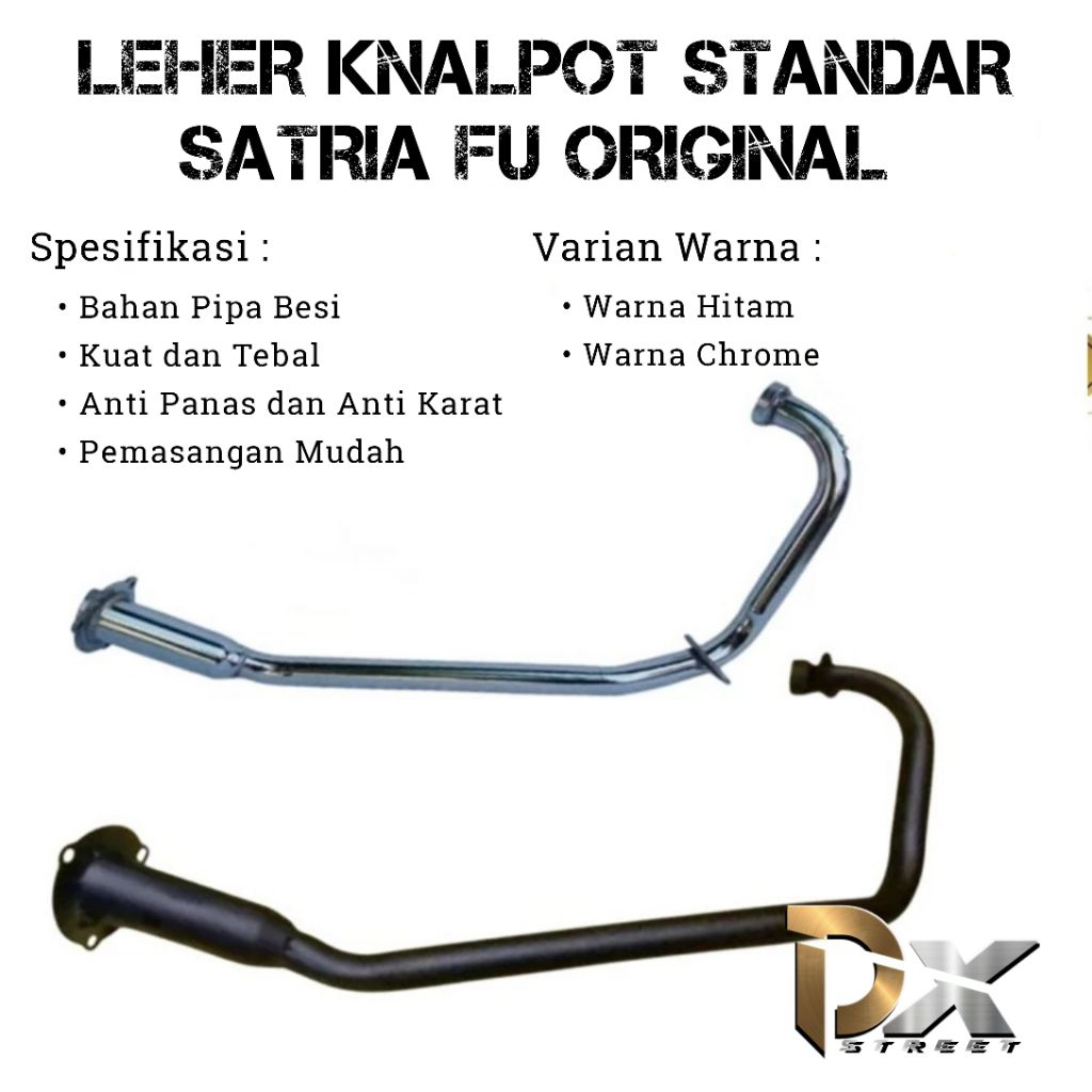 LEHER KNALPOT STANDAR SATRIA FU ORIGINAL