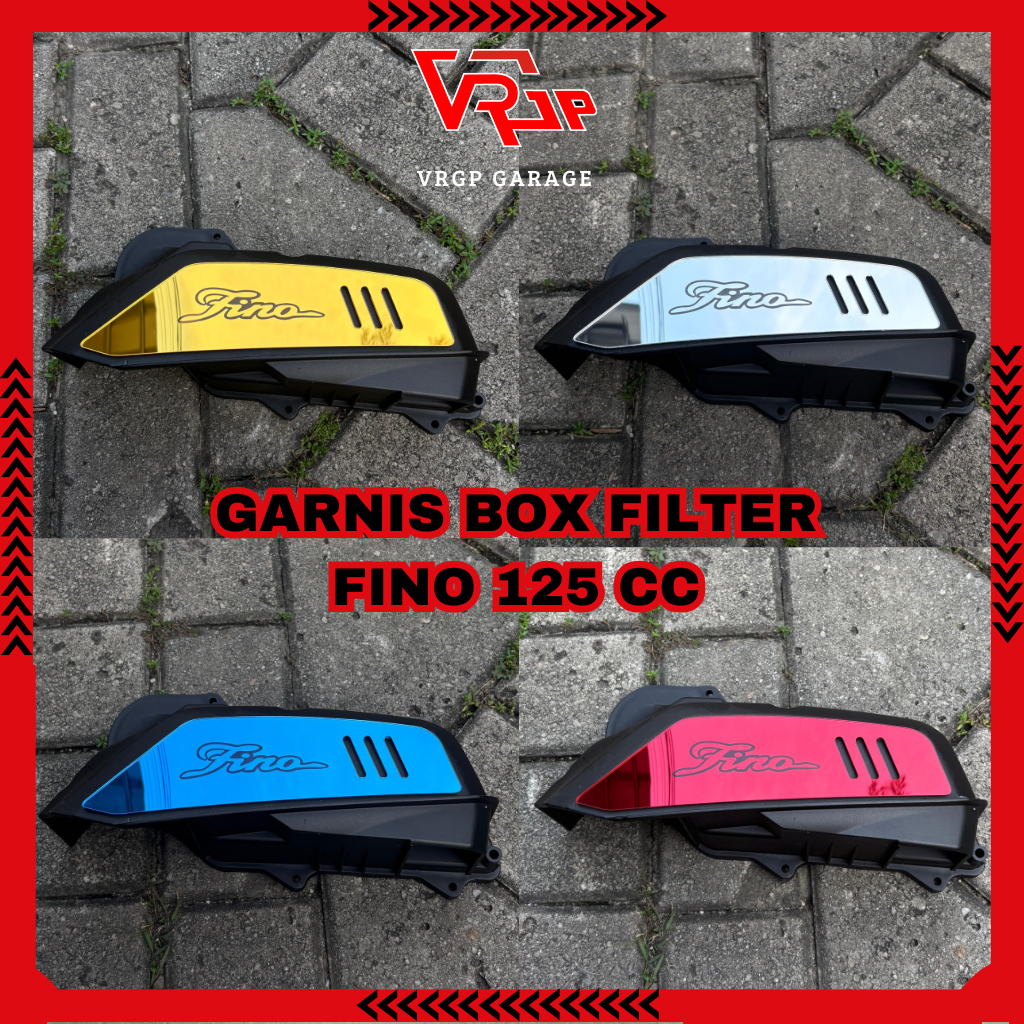 VRGP Garnis Box Filter Fino 125 cc Garnish Tutup Filter Udara Mio Fino/ Aksesoris Fino Murah