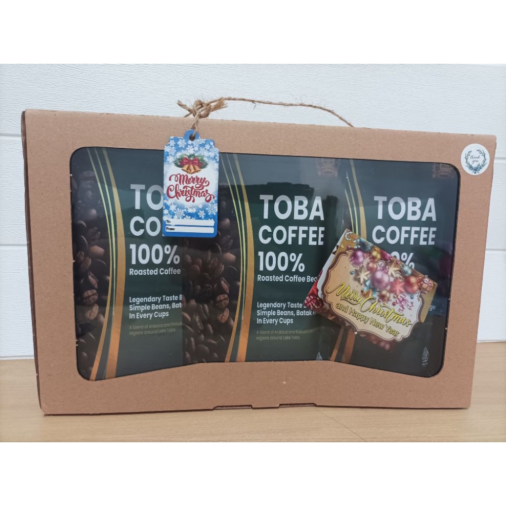 

HAMPERS NATAL, hari raya, hampers spesial low budget, toba coffee 100%, kopi arabika dan robusta asli sumatera utara