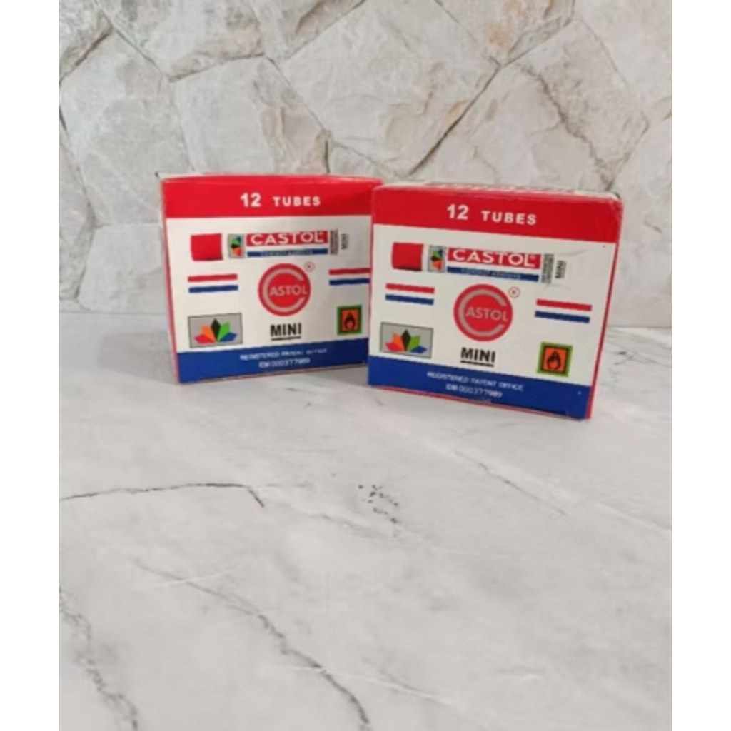 

1pak lem castol mini 14cc 12pcs