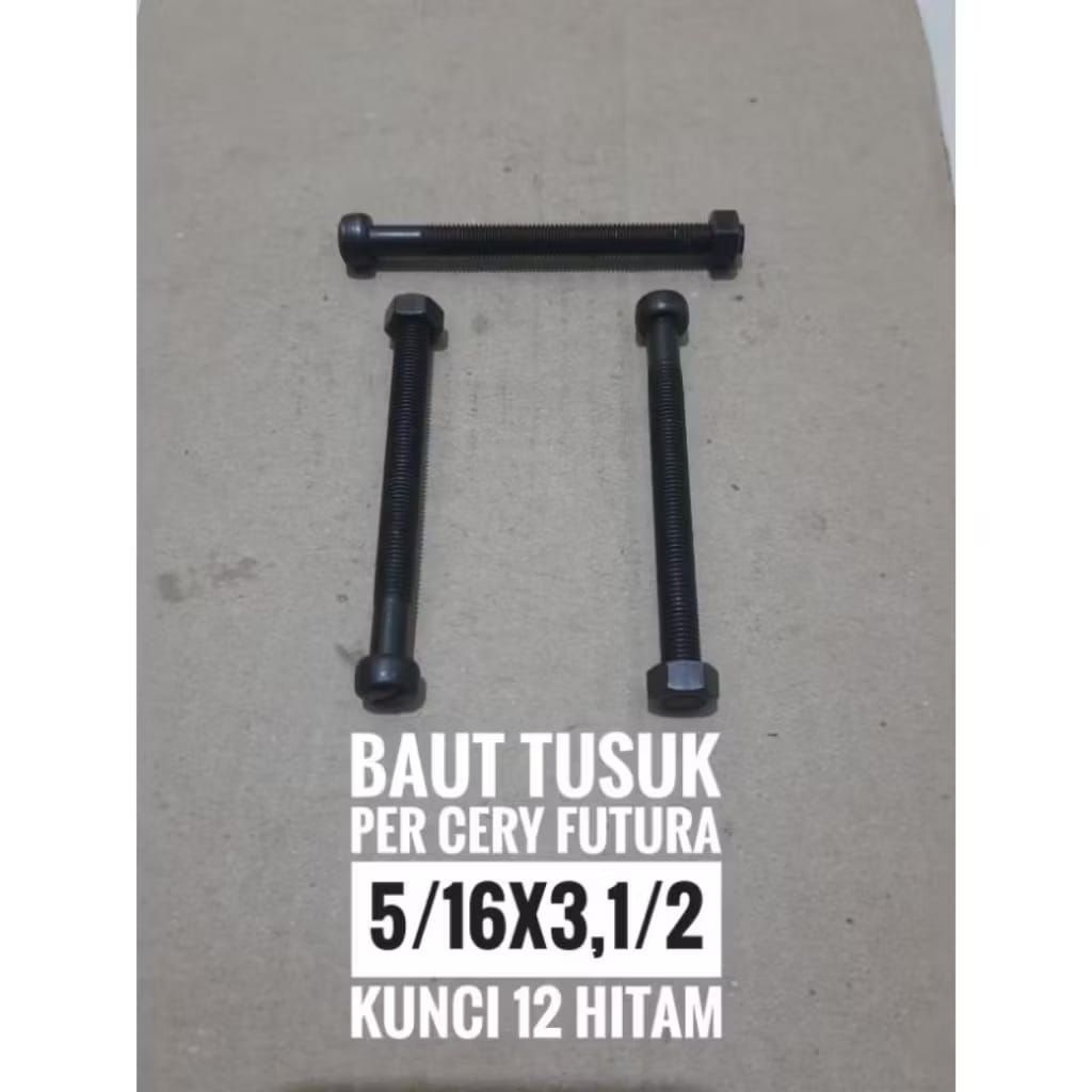 baut tusuk per mobil carry futura 5/16x3,1/2 kunci 12 1pcs
