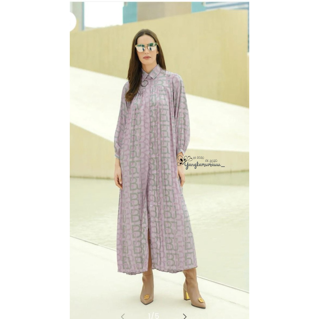 NEW AS IS DRESS MONOGRAM BENANG JARUM