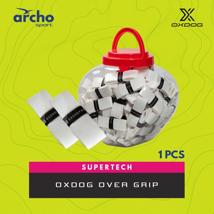 OXDOG Overgrip Supertech Padel  (ORIGINAL) 1 Pcs White Putih