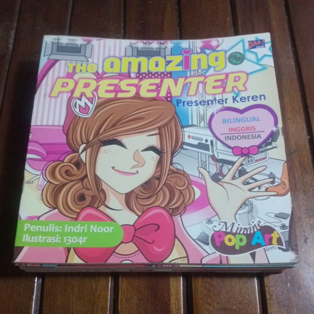 buku cerita anak minmie bilingual Inggris Indonesia,cabutan harga satuan,buku baik used seken bekas 