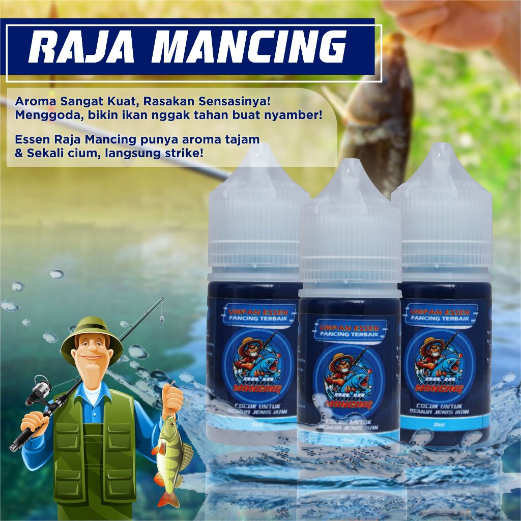 Essen Raja Mancing - Essen Pancing Ikan Mas Aroma Premium Wangi Gurih Super Segar Enak ( Khusus Untu