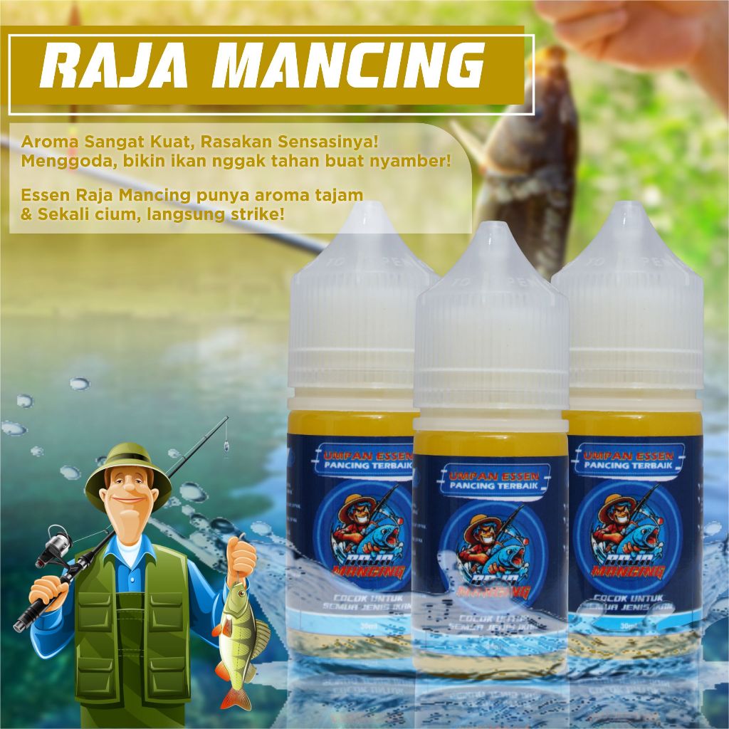 Essen Raja Mancing - Essen Pancing Ikan Mas Aroma Premium Wangi Gurih Super Segar Enak ( Khusus Untu