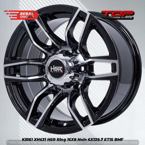 Velg Mobil R15 Pcd 6X139,7 Murah - Pelek Pajero Fortuner Hilux Dc Two Tone  Ring 15 HSR KIREI