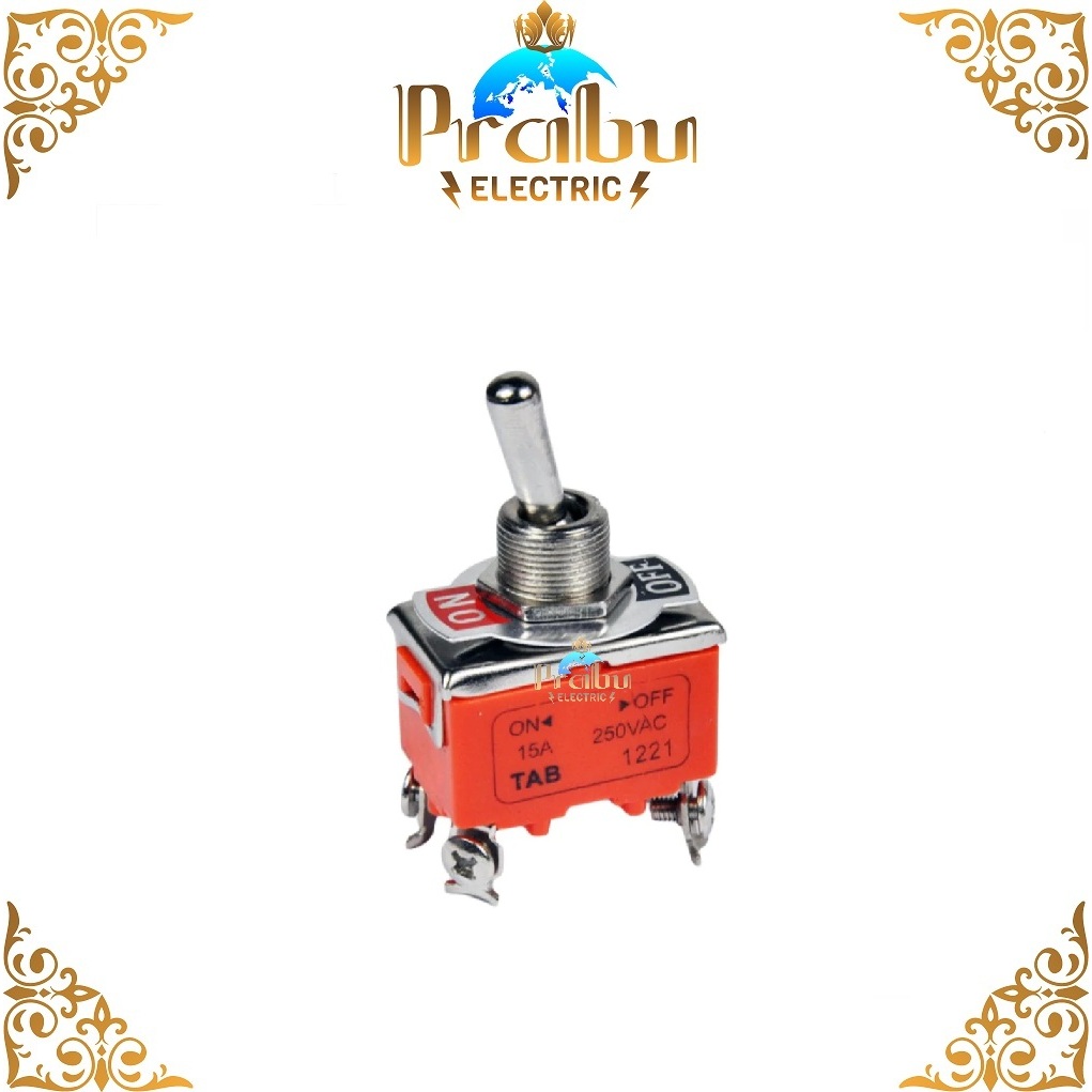 Toggle Switch 4 Kaki 2 Posisi On-Off 1221 TAB