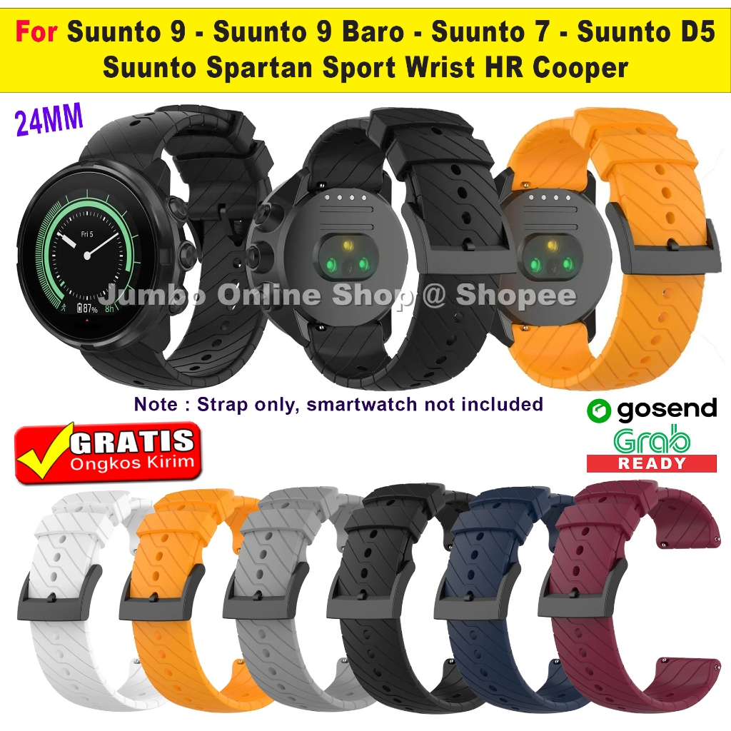 Tali Jam Strap For Suunto 9 - Suunto 9 Baro - Suunto 7 - Suunto D5 - Suunto Spartan Sport Wrist HR C