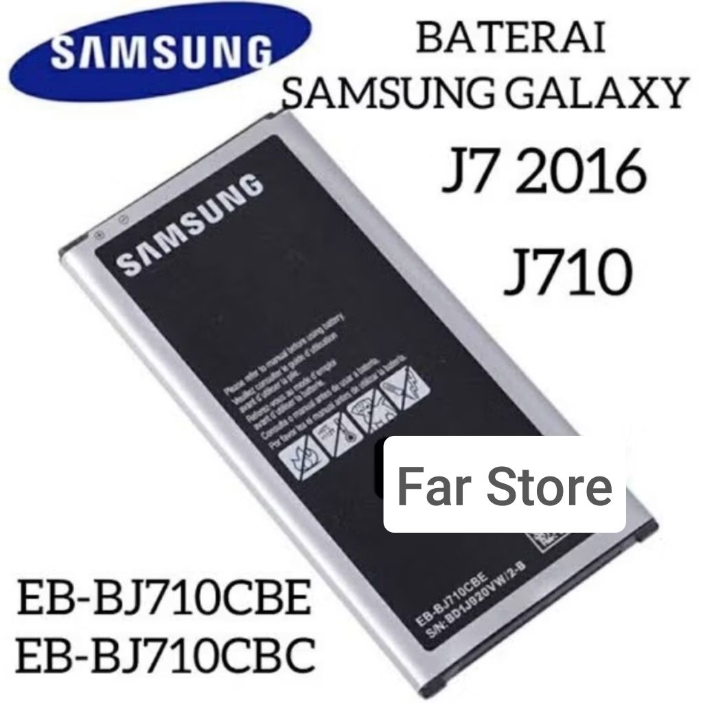 Batre Baterai Samsung J7 2016 / J710 Batre ORI Galaxy J7 2016 / J710 Baterai
