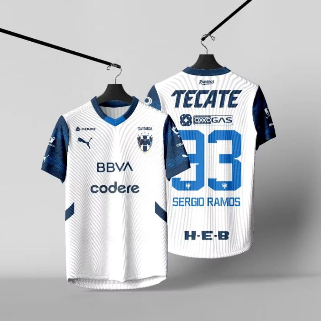 Jersey Montterey 2025 Sergio Ramos Dryfit Full Printing