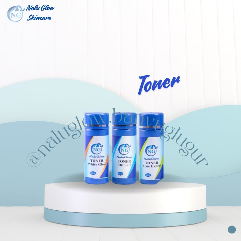 Toner Nalu Glow BPOM | Harga Ecer | Whitening Series | Glowing