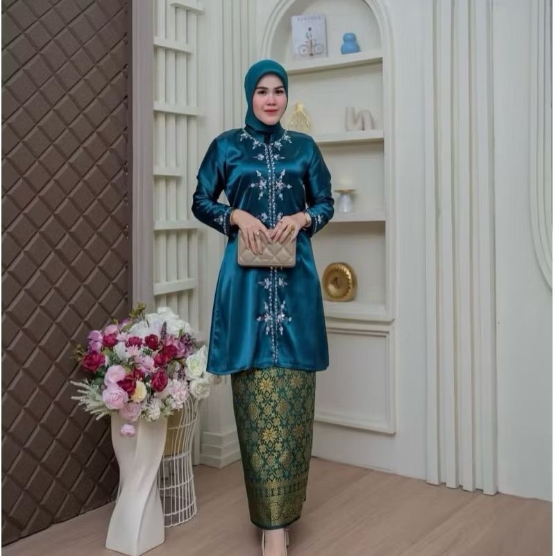 Setelan Kurung Melayu/ Baju Kurung Songket/ Kurung Melayu