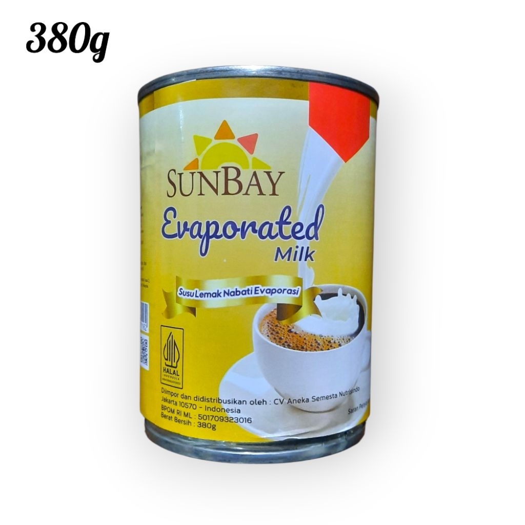 

Sunbay Susu Evaporasi 380g