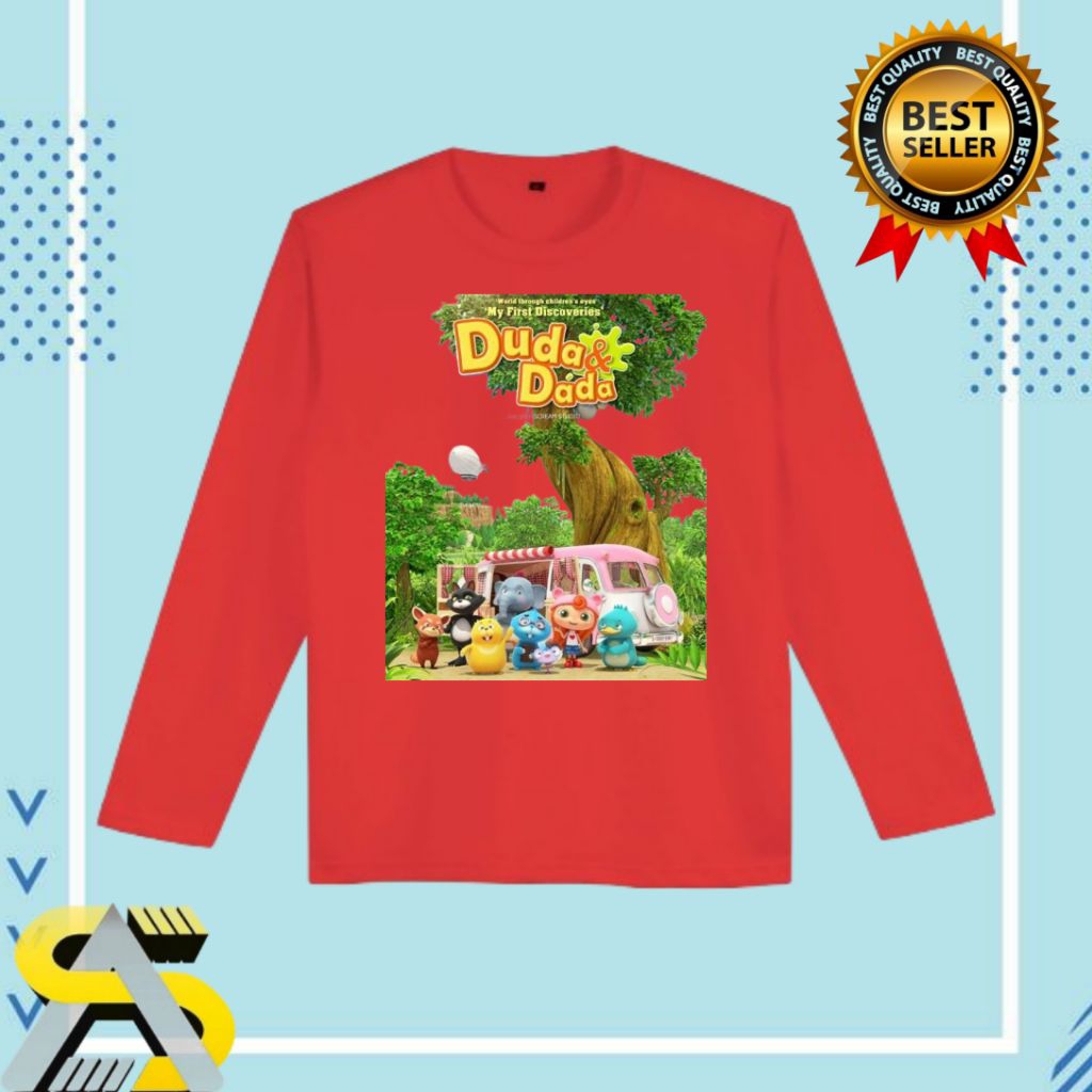 DUDA & DADA BAJU ANAK KAOS LENGAN PANJANG BAHAN COTTON