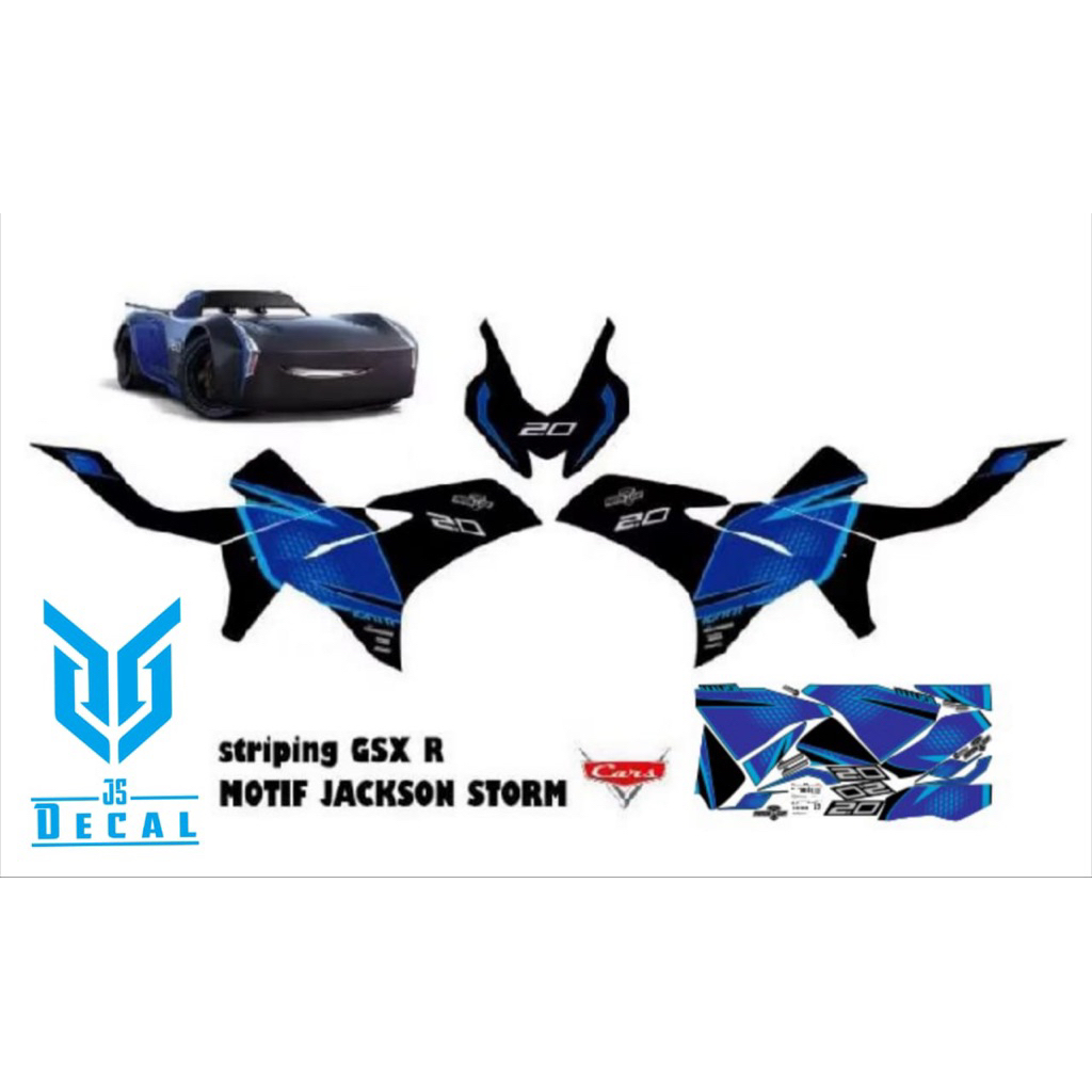 STRIPING GSX R MOTIF JACKSON STORM