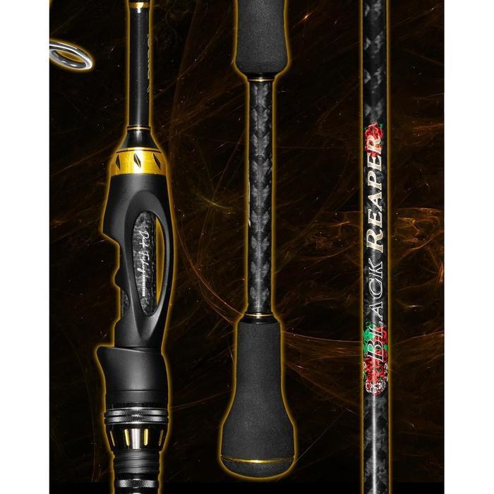 Rod Joran Pancing Daido Black Reaper Carbon Solid Fuji Ring - 180CM 10-20LB