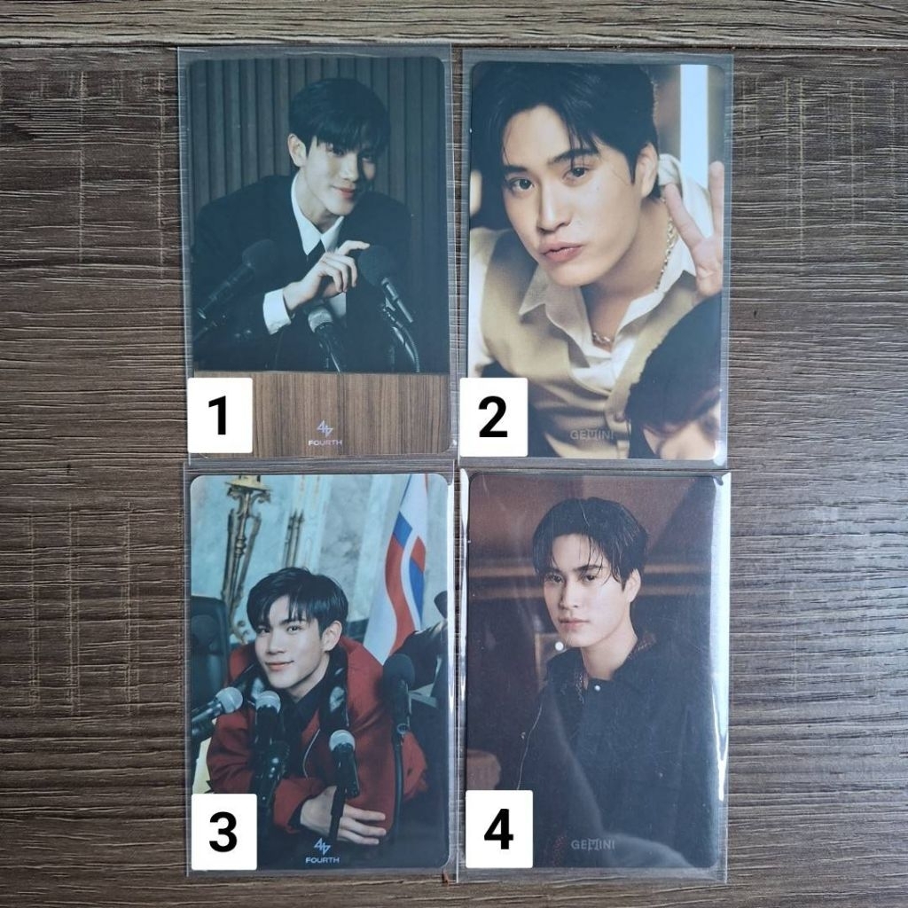 Photocard candidate dan TCTH gemini fourth