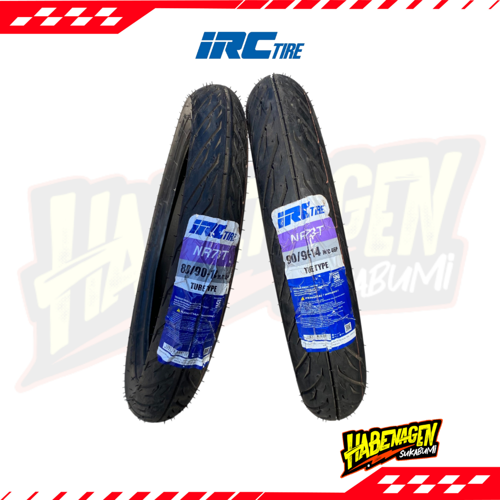 Ban Luar Depan Belakang Irc Nr73 80/90-14 90/90-14 Ring 14 Tubetype Matic Beat scoopy Spacy Mio Xeon