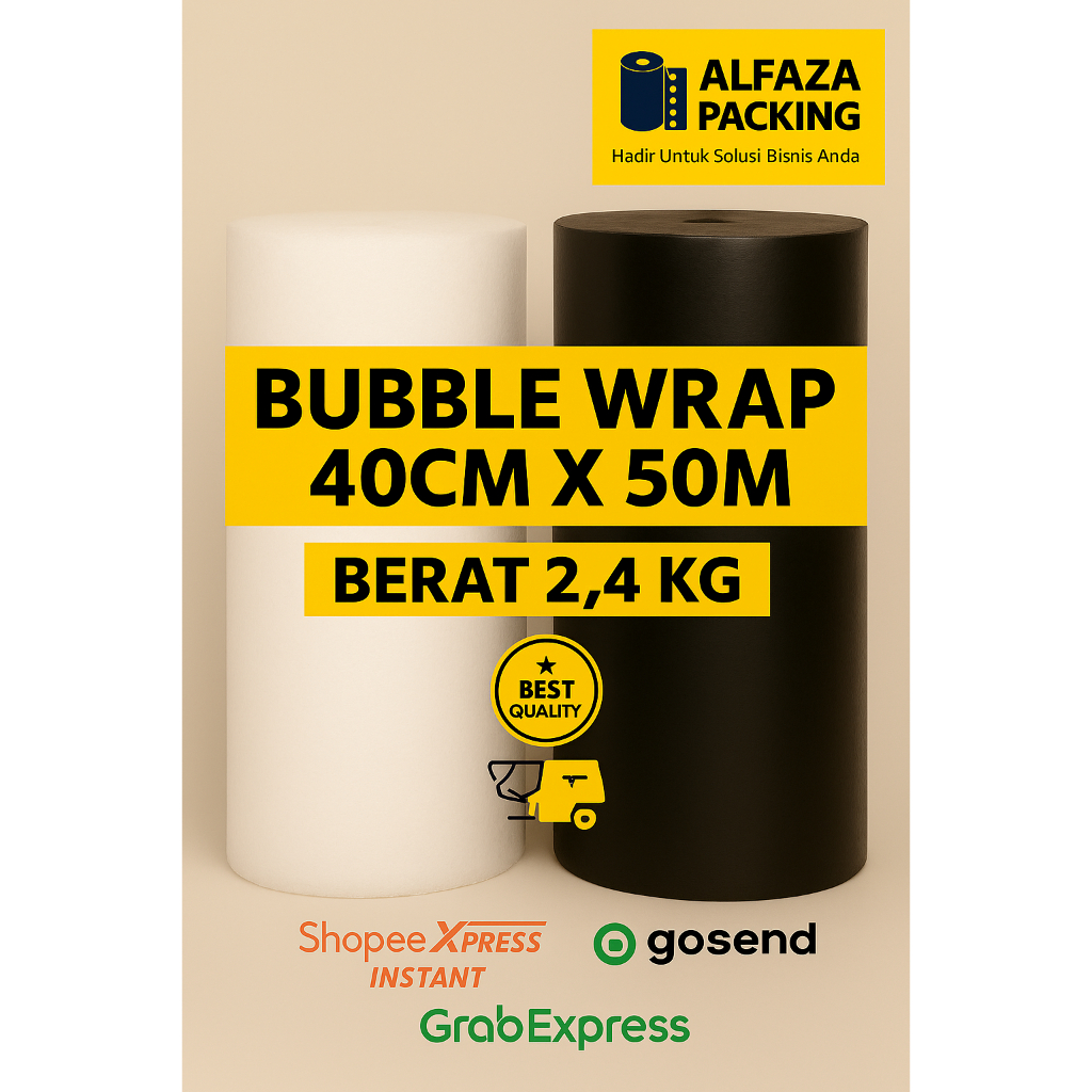 

Bubble Wrap 40cm X 50m Murah Tebal | Kuat Aman Untuk Packing Barang Pecah Belah