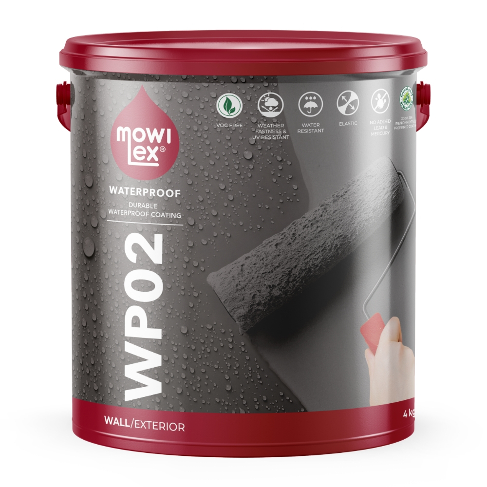 CAT MOWILEX WATERPROOF WP02 4 KG - ASH GREY WP-908 (Warna Readymix)