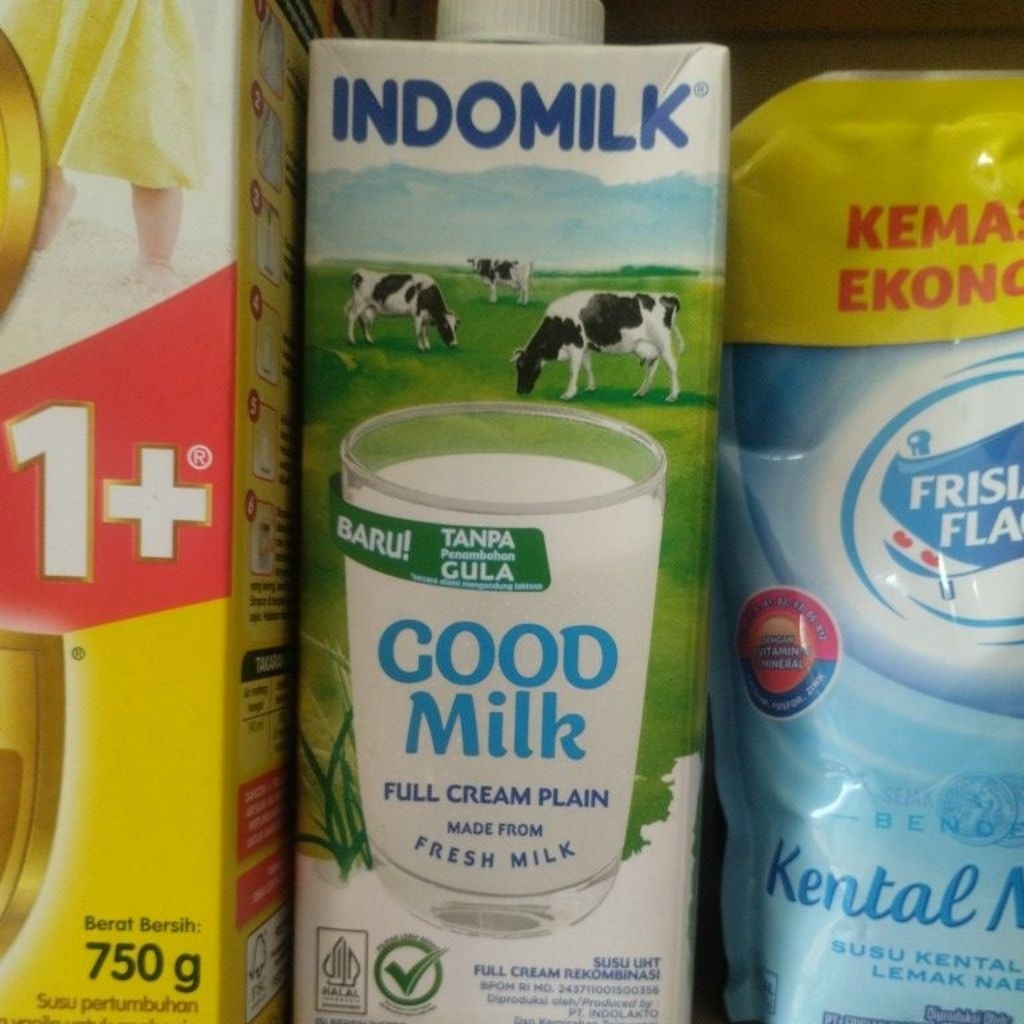 

INDOMILK full cream plain 950ml