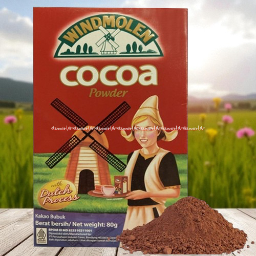 

Windmolen 80gr Cocoa Powder Kakao Bubuk Tepung Kakao Bubuk coklat Wind Molen Wind Molen