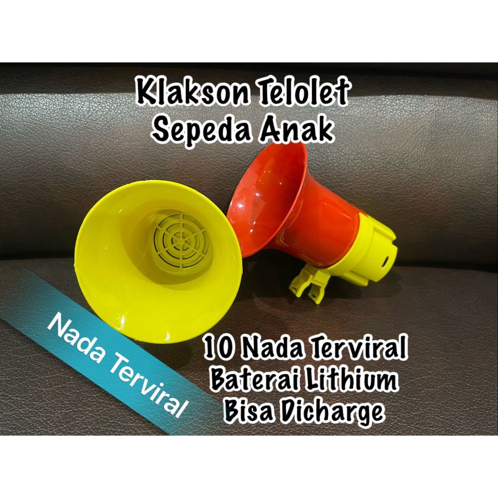 Telolet Basuri Sepeda Anak / Klakson Sepeda Charger Mainan Klakson Telolet Sepeda Anak