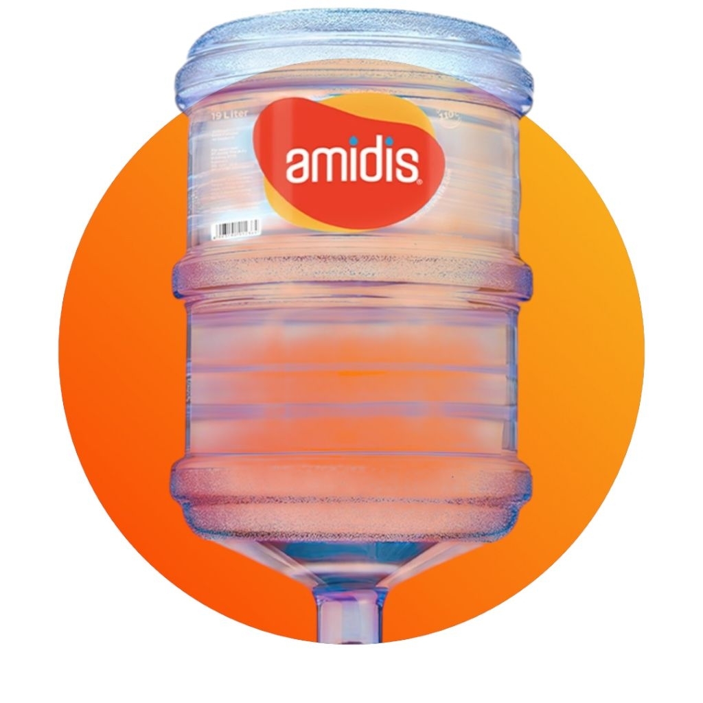 

Amidis Galon 19L air murni destilasi 110°