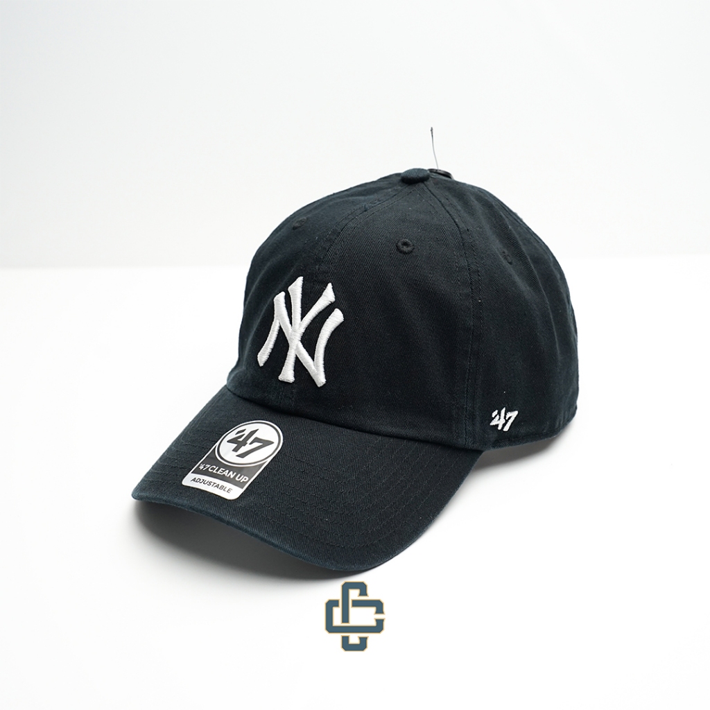 TOPI 47 BRAND CLEAN UP ORIGINAL NEW YORK YANKEES BLACK WHITE