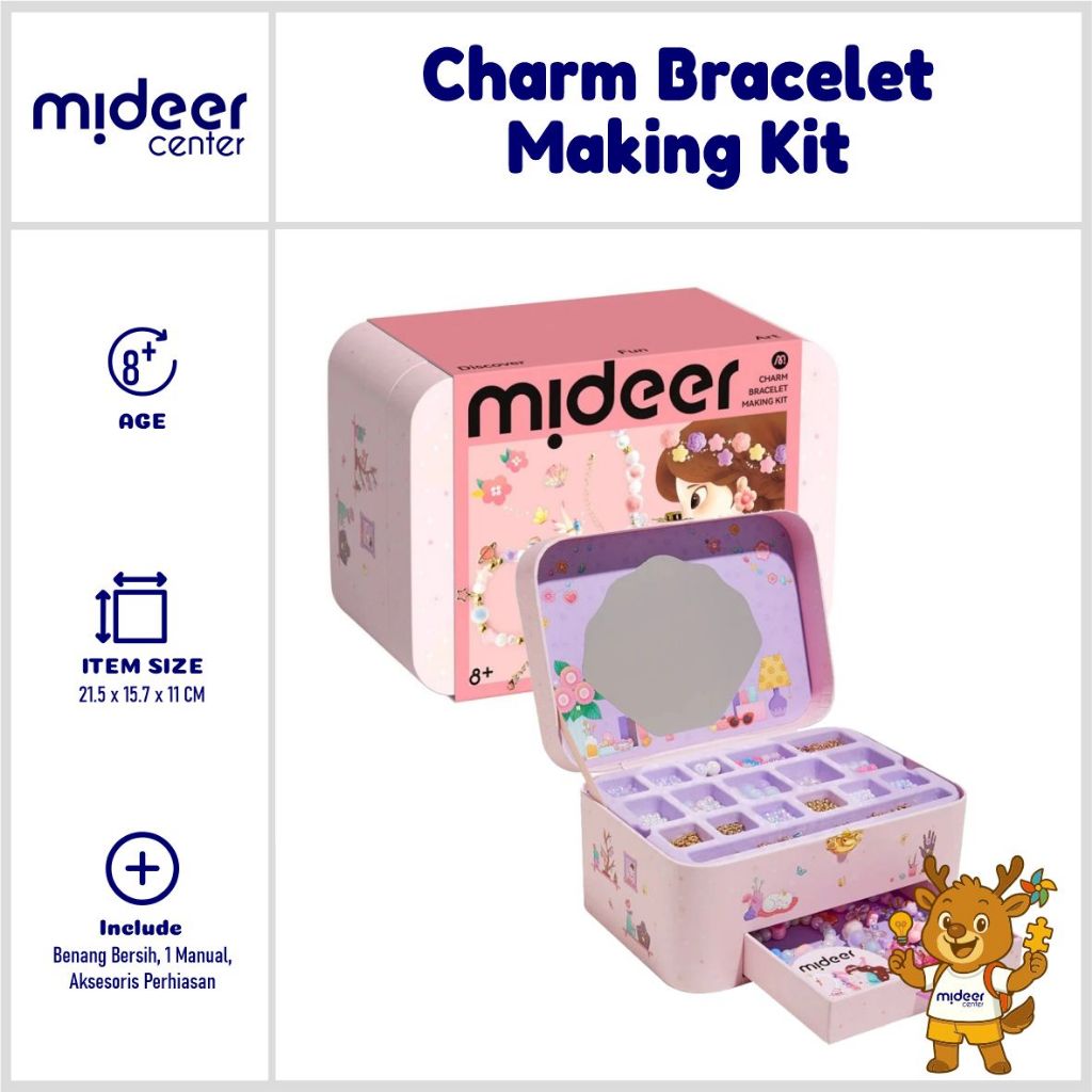 Mideer Charm Bracelet Making Kit Mainan Edukasi Anak