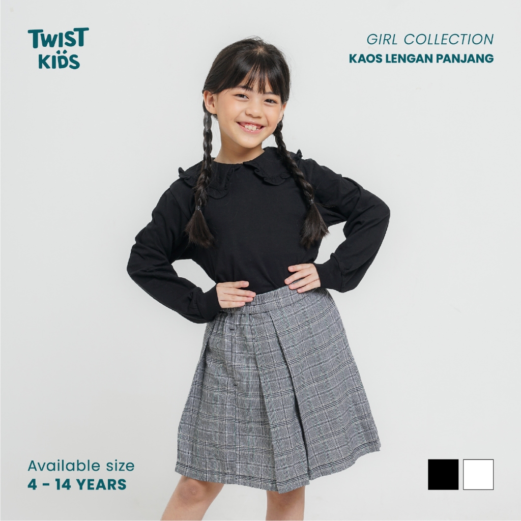 Twist Kids - Kyla NC, New Girls Collection, Longsleeve Kaos Lengan Panjang Anak Perempuan
