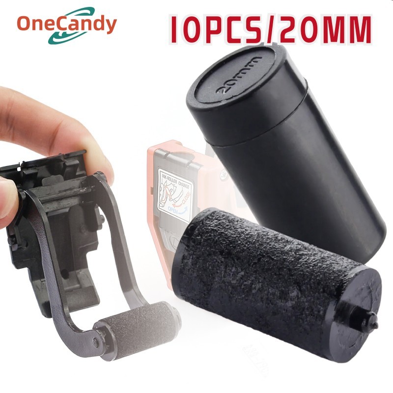 

10 PCS Tinta Alat Label Harga 20mm 1 Baris 8 Digit Ink Roll Labeller Untuk Price Labeller Mx-5500