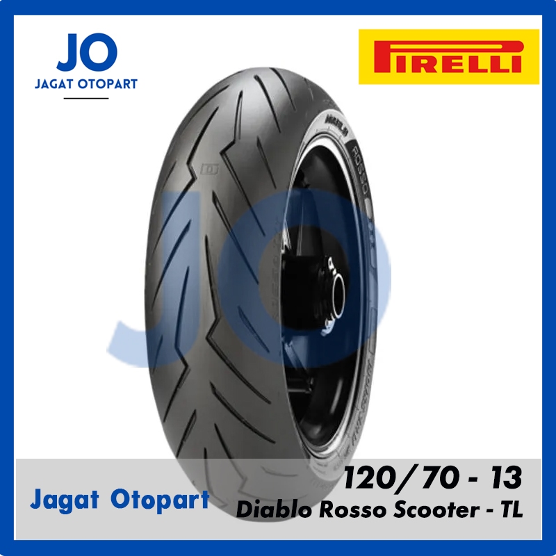 Pirelli Diablo Rosso Scooter 120/70-13 Ban Nmax Tubeless