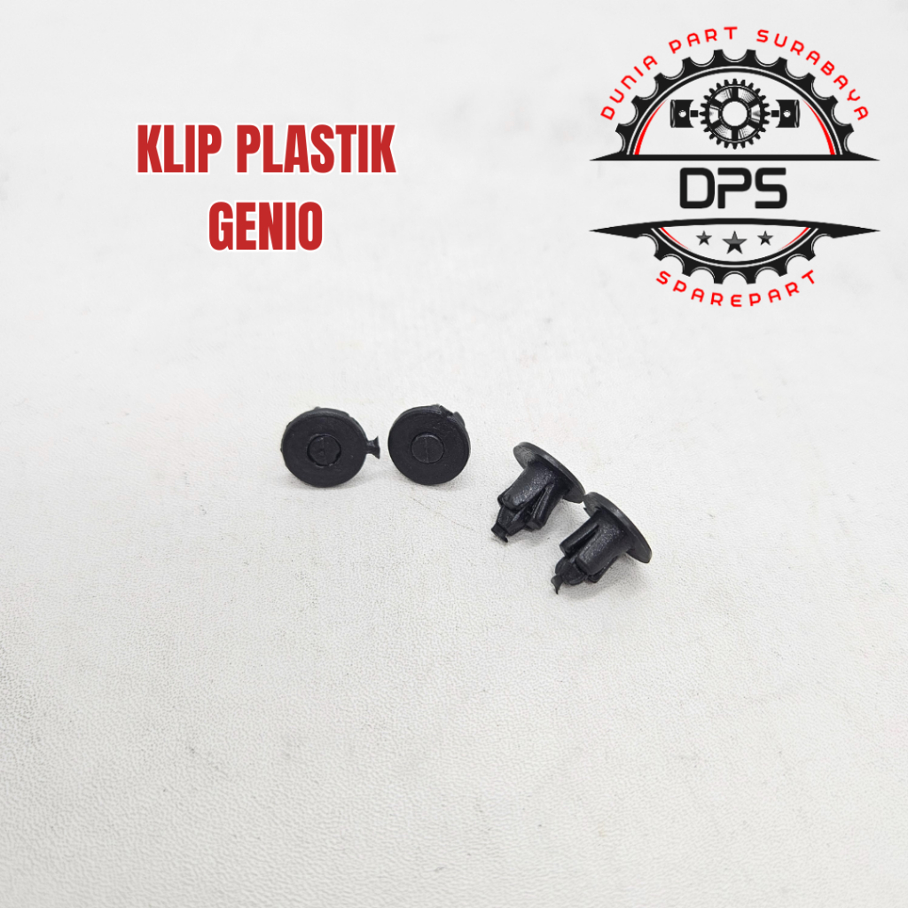 BAUT + KLIP PLASTIK GENIO - BAUT KLIP KANCING BODY RIVET PLASTIK
