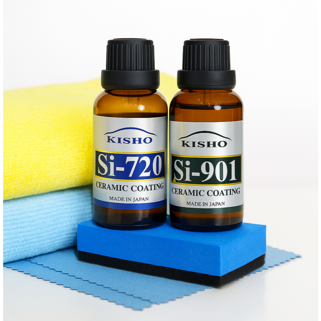 Paket Nano Ceramic Coating KISHO SI 901 dan KISHO SI 720 Asli Jepang