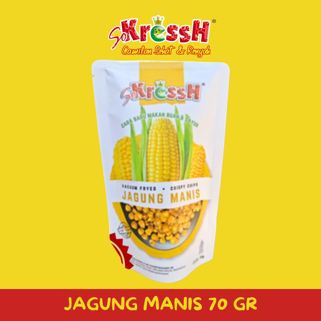 

Keripik Sayur Jagung Manis 70gr SoKressH