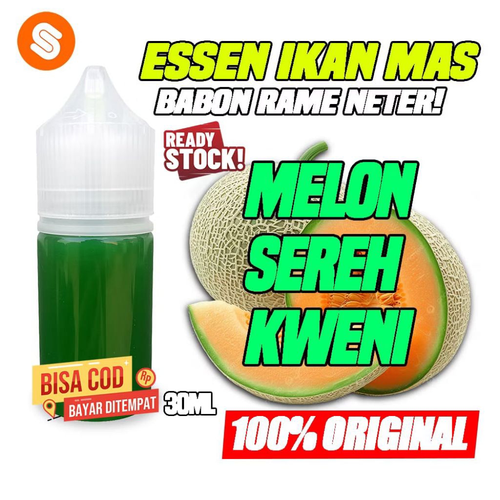 Essen Oplosan Melon Sereh Kweni | Essen Ikan Mas Rame Induk | Essen Ikan Mas Galapung Galatama Haria