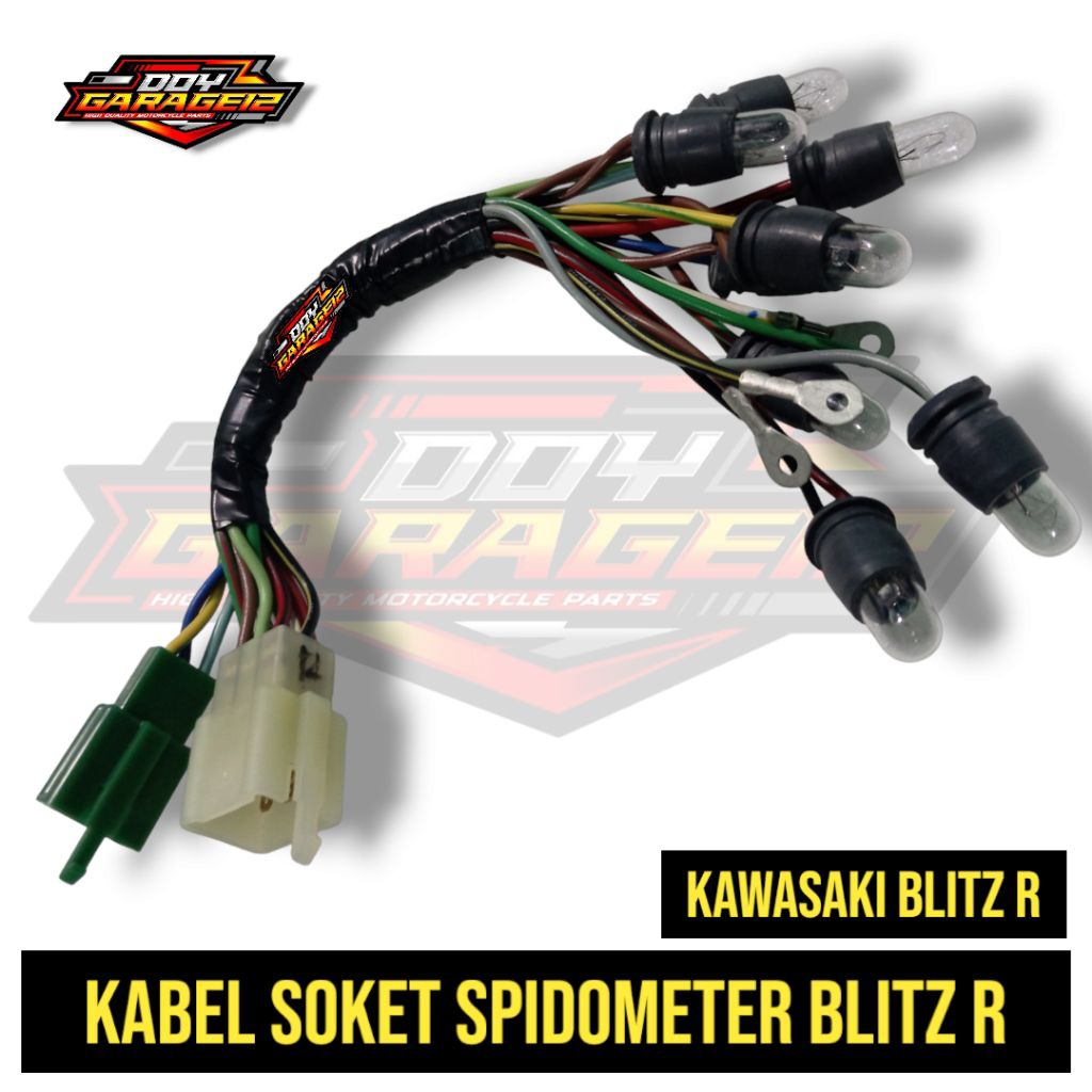 Kabel Soket Spidometer Kawasaki Blitz R Kabel Body Bagian Atas Kawasaki Blitz Joy kabel Spido Set