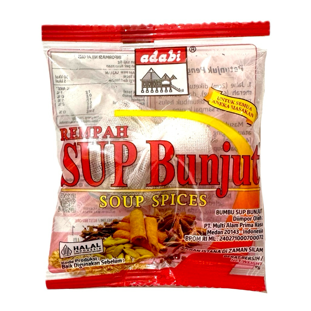 

Adabi Bumbu Rempah Sup Bunjut Buntut 8g