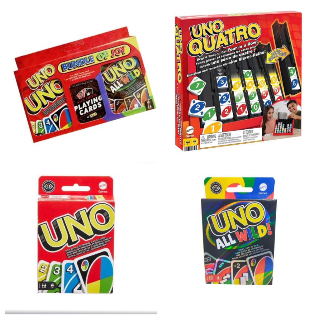 Uno Card Original/ Kartu Uno / Uno Card W2085 / Uno Quatro Board / Uno Card Wold Card / Bundle Of Jo