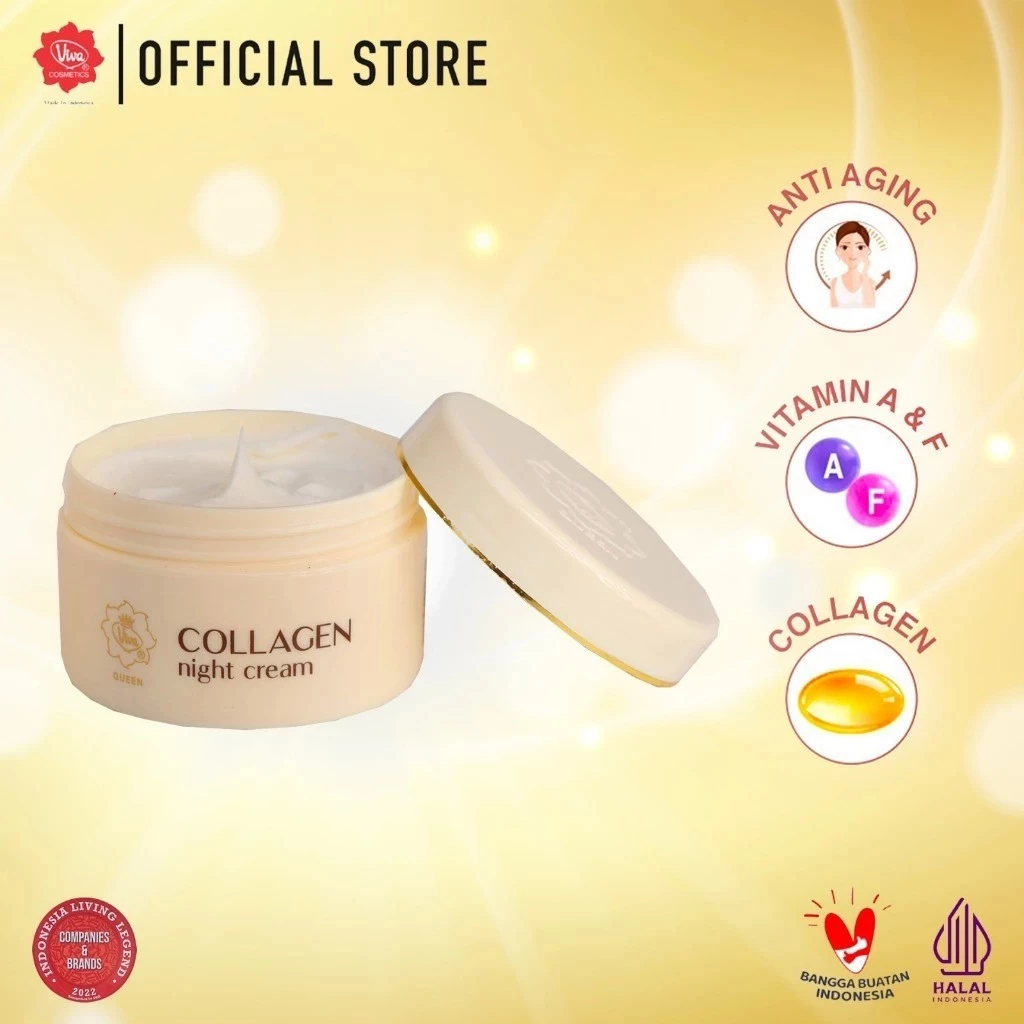 Viva Queen Collagen Night Cream 22gr / Viva Collagen Night Cream