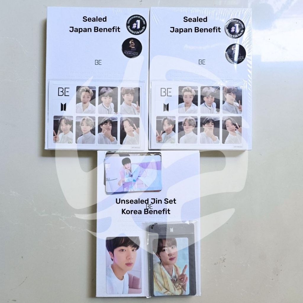 BTS BE Essential Album Official Weverse Photocard PC Jin Seokjin Unsealed / Japan Fanclub Photo Magn
