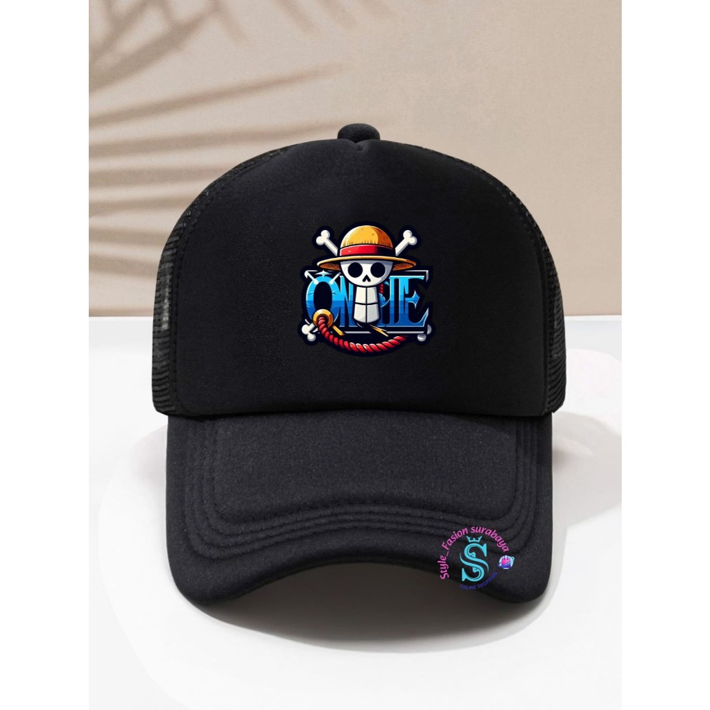 Topi Trucker One Piece Premium Unisex Dewasa/ Topi Trucker  Sablon DTF One Piece / Stly Fashion Sura
